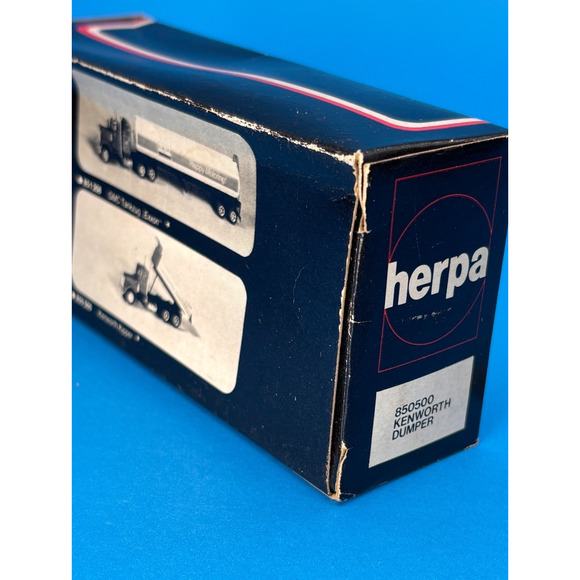 Vintage Herpa HO 1:87 No. 850500 Kenworth Dump Truck Original box NOS - Picture 7 of 9